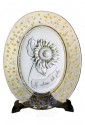 Quadro Argento Vetro Murano Girasole Acca 66LO.19