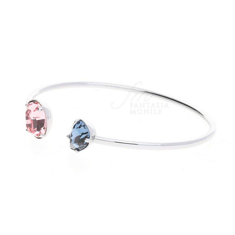 Brosway Bracciale Rigido Donna Affinity In Acciaio 316L E Cristalli Swarovski - BFF162 - Regalo Idea Regalo Per Lei