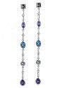 Orecchini Lunghi Brosway Donna Affinity Cristalli Swarovski Colorati Ottone BFF61