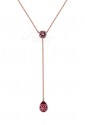 Collana Brosway Modello Y Con Pendentif Affinity Donna Cristalli Swarovski Colorati Ottone Rosa BFF03