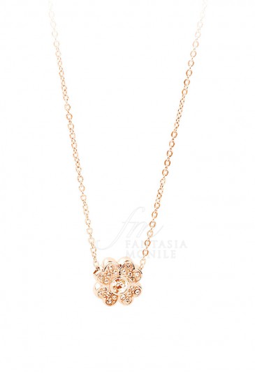Collana Donna Epsilon Acciaio Quadrifoglio Portafortuna Swarovski Brosway BEO05
