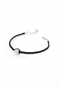 Bracciale Brosway Donna Collezione Enigma Cotone Nero Cuore Cristalli Argento EN12