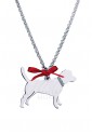 Collana Cane Meticcio Medio Argento 925% Enpa Dog Unoaerre R51TFFM