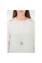Collana Luca Barra Donna Chiama Angeli Dolce Attesa Ciuccio Acciaio CK1050