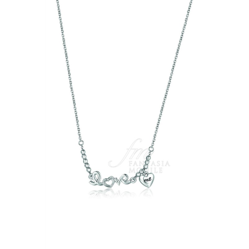 Collana con medaglione a forma di busta apribile - Love You