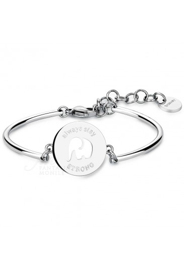 Bracciale Brosway Chakra Elefante Significato Saggezza Acciaio Donna BHK23