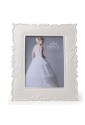 Cornice Portafoto Hervit Porcellana Bianca Sagomata Dimensione Esterna 22X27 Regalo Matrimonio W05YKFM