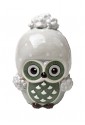 Gufo Hervit Civetta Winter Portafortuna Porcellana Dipinta Misura Small 26135E