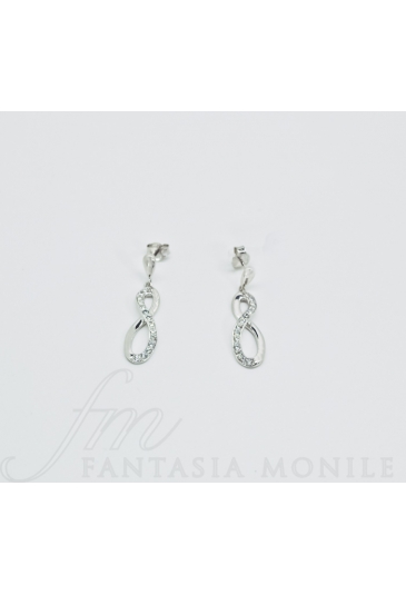 Orecchini Infinity Argento 925 Infinito 5129