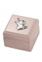 Scatola Porta Dentino Rosa Baby Argento 925 Regalo Nascita Battesimo Acca 15DH.7