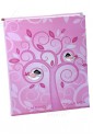 Album Portafoto Bimba Rosa Albero Della Vita Uccellini Applicazioni Argento Regalo Battesimo Thilia 0427667