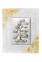 Quadro Bonsai Albero Della Vita Argento 925 Vetro Murano 25x29 Acca 470L.27