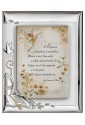 Cornice Portafoto Cresima Argento Bilamina Misura 21X26 Valenti 626/4L