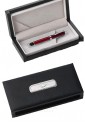 Scatola Astuccio Con Penna Roller Applicazione Argento 925 Regalo Laurea Acca 153ZS.1/P7