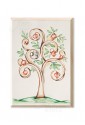 Quadro Albero Dei Desideri Argento 925 Legno Misura 17x24 Regalo Matrimonio Acca QD.88.17AL