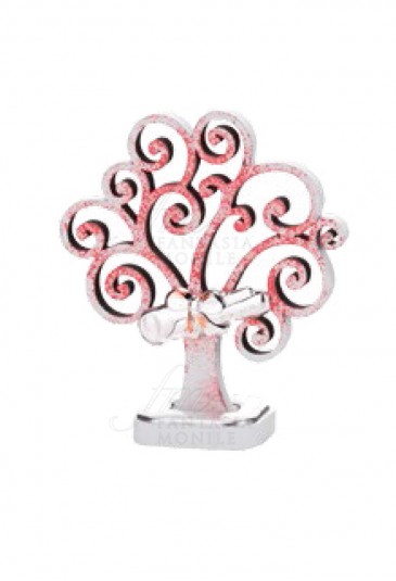 Albero Della Vita Laurea Argento Legno Red Altezza 9 Acca LIFE 4 RS