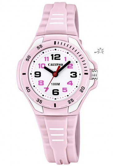 Orologio Calypso Bambina Lady Kids Luminoso Sportivo Rosa Gomma K5757/1