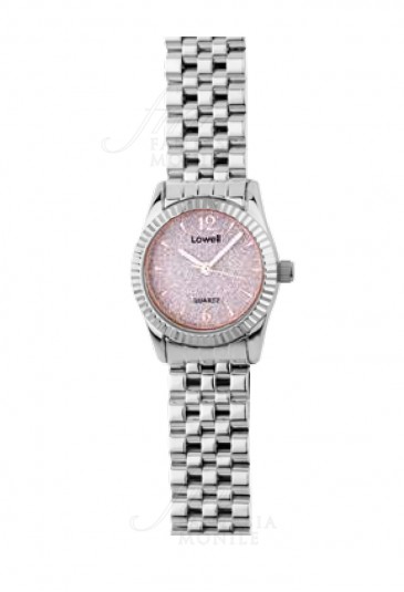 Orologio Lowell Donna Solo Tempo Quadrante Rosa Stone Powder Diametro 26mm PL5170-0800