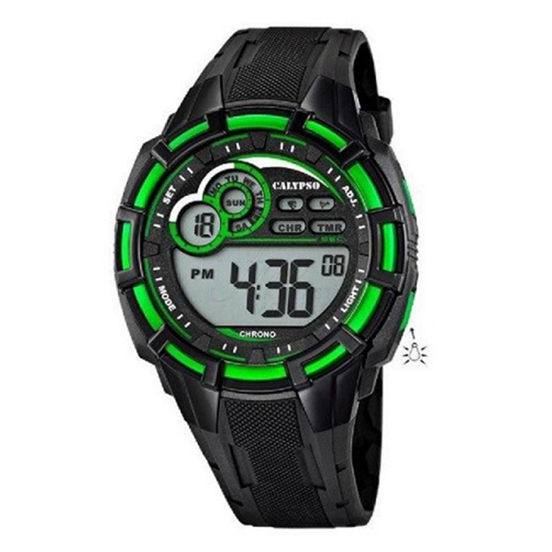 Orologio Calypso Digitale Crono Countdown Allarme Luminoso K5625/3