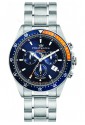 Orologio Philip Watch Uomo Modello Sealion Chrono Datario 10ATM Blu Arancio R8273609001