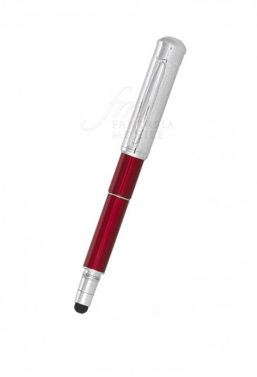 Penna Sfera Tappo Chiavetta USB 8 GB Gommino Touch Rosso 2625USB