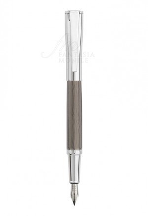 Penna Stilografica Color Silver Brown Bagutta 6011/02S