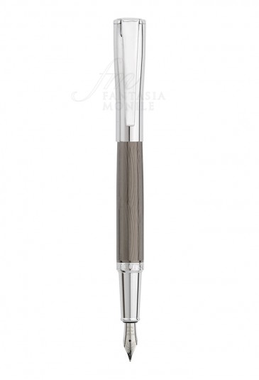 Penna Stilografica Color Silver Brown Bagutta 6011/02S