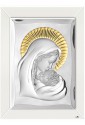 Quadro Sacro Madonna Con Bambino Argento Bilamina Capoletto 45X60 Matrimonio Valenti 18262