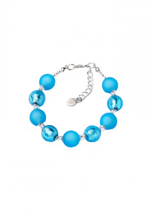 Bracciale Momilu by Acca Vetro Murano Turchese M.CHIC.2B