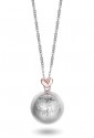 Collana Luca Barra Donna Chiama Angeli Dolce Attesa Albero Della Vita Cuore Acciaio CK1223