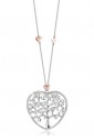 Collana Luca Barra Acciaio Cuore Grande CK1266