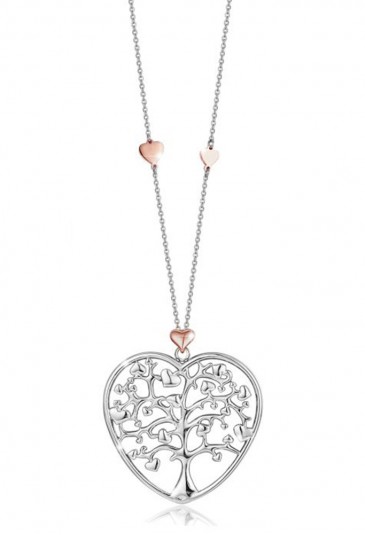 Collana Luca Barra Acciaio Cuore Grande CK1266