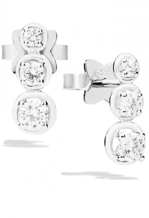 Orecchini Recarlo Oro 18kt Diamanti Collezione Bianca E23TS364/030