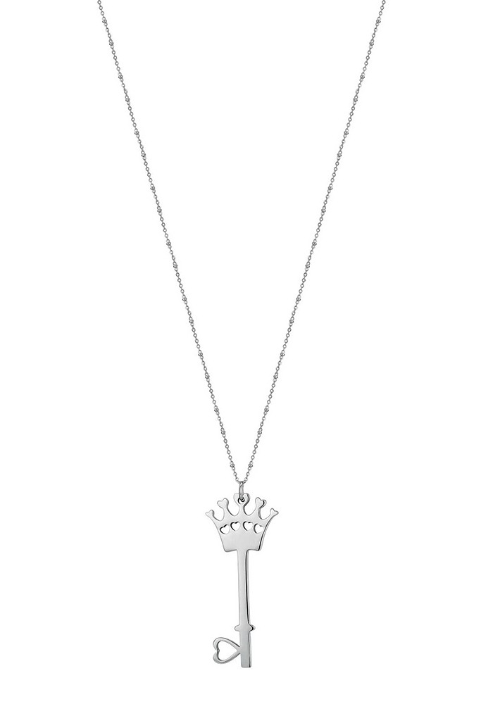 Charm In Acciaio Con Lettera T Glitter - Collezione Be Charms Di Luca Barra - Diametro 15 Mm - Referenza CH120 - Gioiello Donna