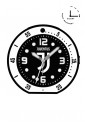 Sveglia Juventus Prodotto Ufficiale Orologio Tavolo Juve Snooze Sweep Movement Illuminazione JA6015JU2