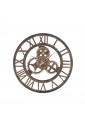 Orologio Lowell Da Parete Scheletrato Mdf Industrial Style Misura 43 Cm 21458
