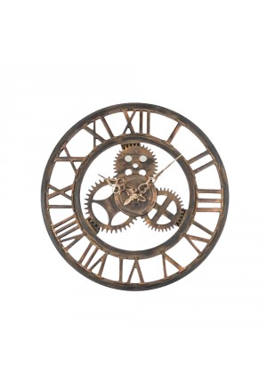 Orologio Lowell Da Parete Scheletrato Mdf Industrial Style Misura 43 Cm 21458