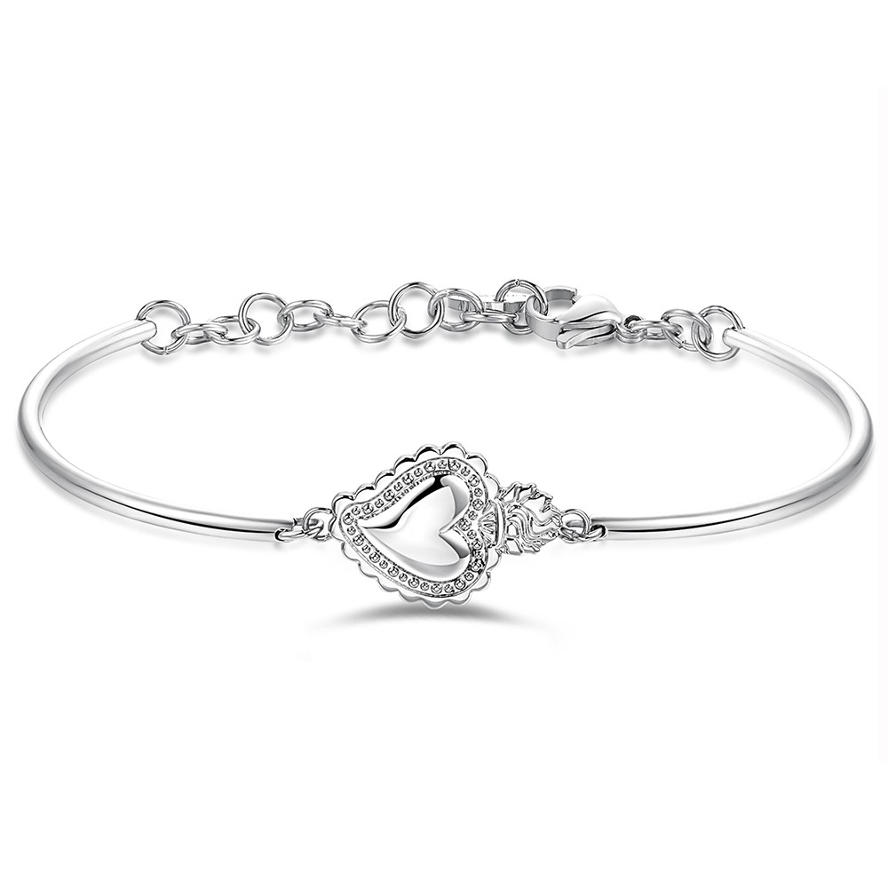 Brosway Bracciale Donna Chakra In Acciaio Oro Con Cuore - Regalo Idea