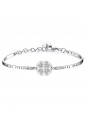 Bracciale Brosway Chakra Quadrifoglio Significato Fortuna Cristalli Acciaio Donna BHK158