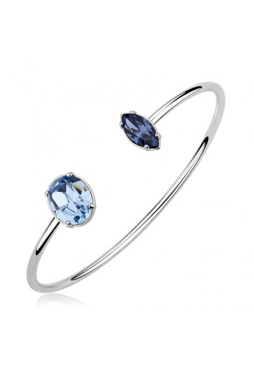 Bracciale Brosway Rigido Affinity Cristalli Swarovski Blu Ottone Donna Misura Medium BFF17B