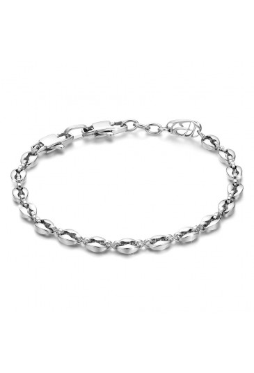 Bracciale Luca Barra Acciaio Silver BA Maglia Nautica 1032