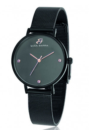 Orologio Luca Barra Donna Acciaio Nero BW209