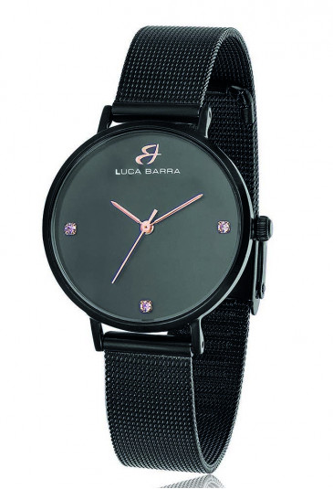 Orologio Luca Barra Donna Acciaio Nero BW209