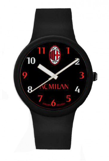 Orologio Milan Prodotto Ufficiale Unisex Acciaio Silicone P-MN430XN4