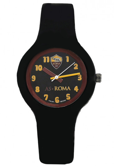 Orologio Roma Prodotto Ufficiale Unisex Acciaio Gomma Squadra Calcio Lowell P-RN430KN4