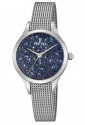Orologio Festina Donna Quadrante Con Cristalli Swarovski Blu Cinturino Maglia Milano Silver F20336/2