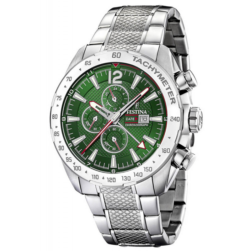 Orologio Festina Chronografo Quadrante Verde Datario Sportivo F20439/3