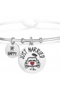 Bracciale Luca Barra Acciaio Just Married BK1718