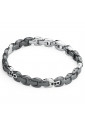 Bracciale Brosway Diapason Uomo Acciaio Pvd Gun Cristalli Swarovski BDP15