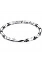 Bracciale Uomo Brosway Collezione Rail Acciaio Cristalli Swarovski BAL11